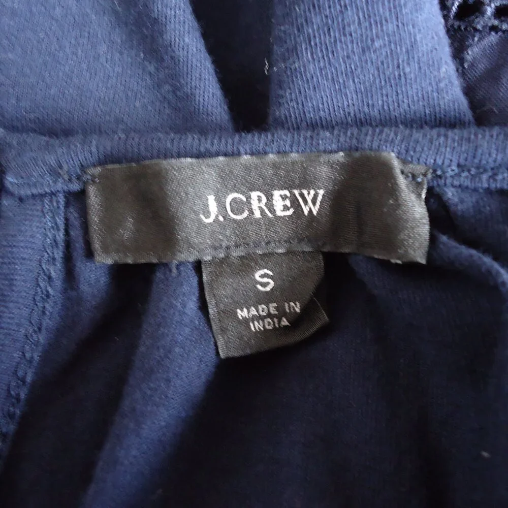J Crew Top S Eyelet